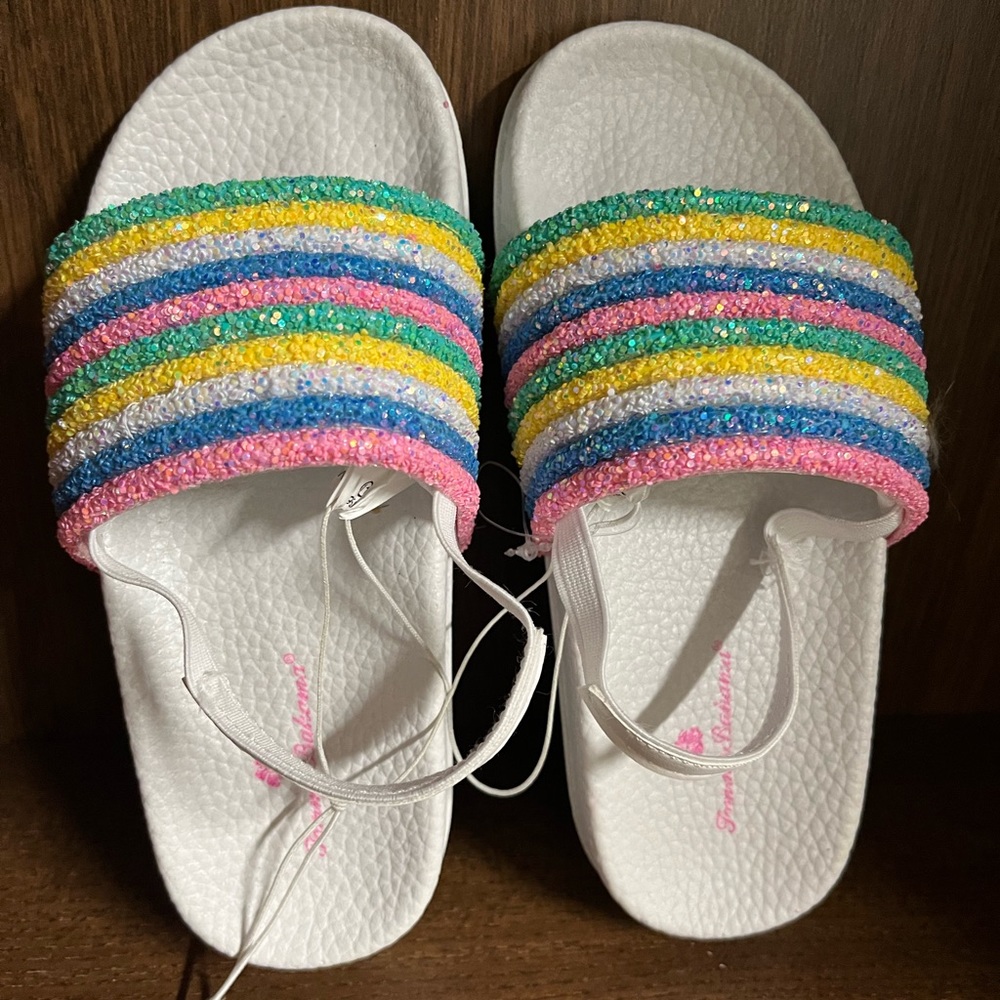 Tommy Bahama Kids Glitter Slides